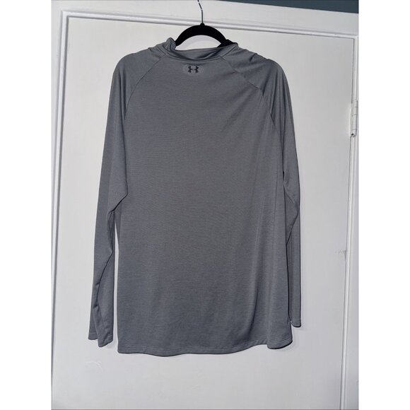 Under Armour Men's XL Loose 1/4 Zip Long Sleeve HeatGear Loose Fit Grey Shirt - Picture 5 of 11